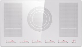 Klarstein Masterzone 90 Flex, indukciós főzőlap, max. 12 600 W, beépített, 5 zóna, 2 Flex zóna, ThermoBoost technológia, Smart Flex