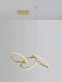 Függeszték Arany NUDOS NOVA LUCE 9248110