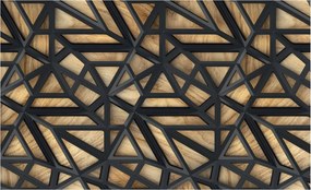 Fotótapéta Fali tapéta a nappaliba Geometrikus csatlakozás 416x254 Ragasztó