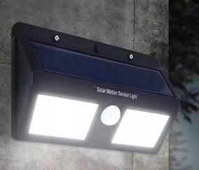 Napelemes LED fali lámpa érzékelővel LED/1,2W/3,7V 1200 mAh IP44