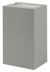NORLYS-1580AL LILLEHAMMER Alumínium Színű Kültéri Fali Lámpa 2XLED 7W IP65