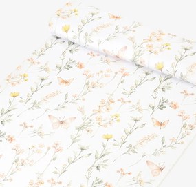 Goldea teflon szövet terítőknek - pillangós kert 160 cm