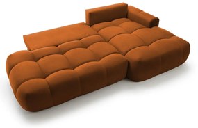 Sarokkanapé Ombre (J) (réz + piros). 1100452