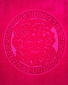 POSEIDON Strandtörölköző magenta 165x90cm