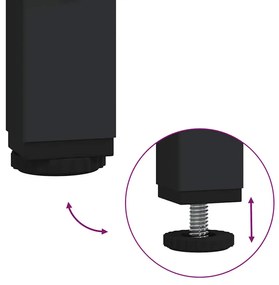 vidaXL Asztal Artisan tölgy 139 x 139 x 75 cm Faanyag