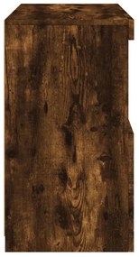 füstös tölgy színű tálalószekrény LED-ekkel 60 x 37 x 67 cm