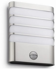 Philips 17274/47/16 – LED Kültéri lámpa érzékelővel RACCOON 1×LED/3W IP44 17274/47/16
