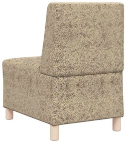 Fotel 3 pcs Világosszürke 55 x 74 x 82 cm Műbőr velúr