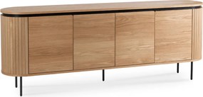 Komoda BECK 200 cm Czterodrzwiowa Dąb