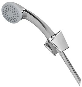 Mereo Mereo, fürdőszett egyállású kézizuhannyal, fehér króm zuhanycsővel és tartóval, MER-CB469A