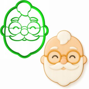 Karácsonyi Forma Karácsony Nagypapa Napja Télapó Nagypapa 9cm