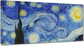 Vászonkép 115x55 Van Gogh Csillagos éj