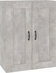 vidaXL betonszürke függő faliszekrény 69,5 x 32,5 x 90 cm