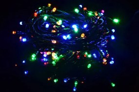 NEXOS Fényfüzér 4 m 40 LED színes zöld kábel