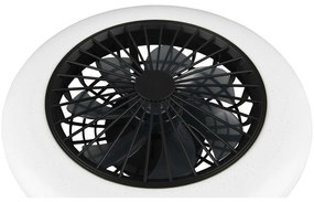 Matt fekete LED mennyezeti lámpa Stralsund – Trio