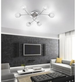 Paul Neuhaus 6796-55 - Felületre szerelhető csillár WOMBLE 6xG9/28W/230V