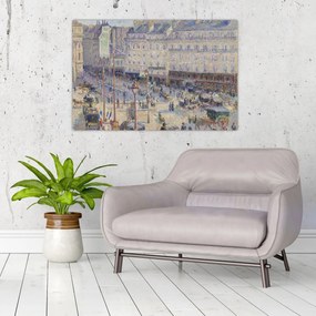 Kép - Camille Pissarro, The Place du Havre, reprodukciók (90x60 cm)