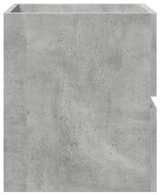 betonszürke szerelt fa mosdószekrény 41 x 38,5 x 45 cm