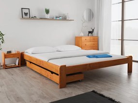 ADA ágy 160x200 cm, égerfa Ágyrács: Léces ágyrács, Matrac: Somnia matrac 18 cm