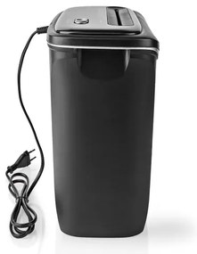 Nedis PASH120BKA4 - Iratmegsemmisítő A4  térfogat 12 l 230V fekete