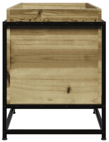 impregnált fenyőfa kerti virágláda 80 x 40 x 50 cm