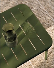 Acél kerti dohányzóasztal 50x90 cm Zivia – Kave Home