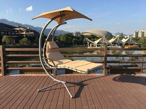 ROJAPLAST Exkluzív kerti hinta napernyővel