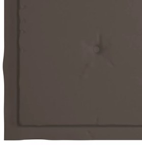 4 db tömör tíkfa kerti szék tópszínű párnával