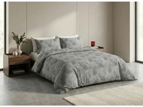 Krepp ágyneműhuzat FLOERIUM szürke Ágyneműhuzat mérete: 70 x 90 cm | 140 x 200 cm