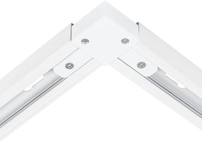 Modern sínrendszer 6 fehér spotlámpával, 1 fázisú, 300 cm - Iconic Jeana