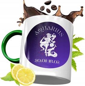 Bögre Zöld Csillagjegyek Horoszkóp Ajándék fényképes nyomtatással