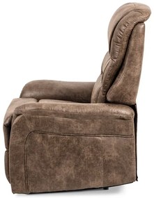 Kávébarna Vintage Szövet Fekvőfotel. TV-5053 COF3