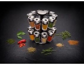 Cole&Mason - MASTER 21 részes forgatható fűszertartó állvány