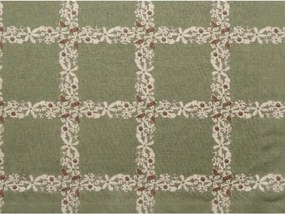 Renforcé pamut ágynemű BLOMORA zöld Ágyneműhuzat mérete: 70 x 90 cm | 140 x 200 cm