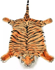 barna plüss tigris szőnyeg 144 cm