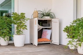 Keter Tároló szekrény komód Groove Base műanyag