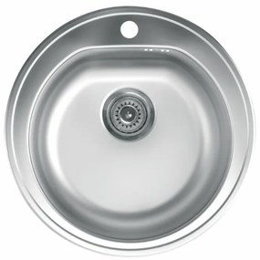 Metalac Venera E510 Egymedencés Mosogatótálca - Inox