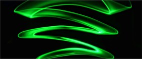 Kép - neonhullámok (120x50 cm)