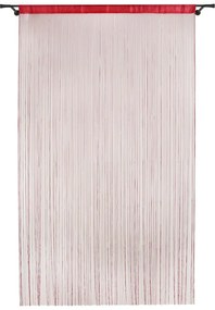 Piros függöny ajtóra 100x200 cm String – Mendola Fabrics