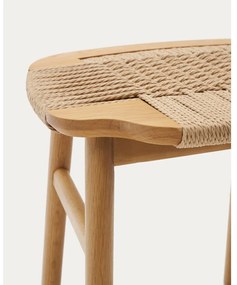 Natúr színű ülőke Enit – Kave Home