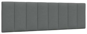 sötétszürke szövet fejtámla párna Hanko 160 cm