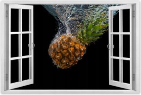 Poszter 60x40 Ananász a vízbe esik