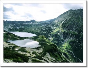 Poszterek keretben 40x30 Tátra-völgy 5 tó