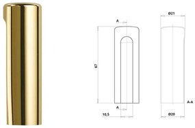 Otlav pánttakaró 3D 20 arany (alu)