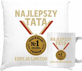 Párna és Bögre Apának Legjobb Apa Ajándék Apák napjára Szett