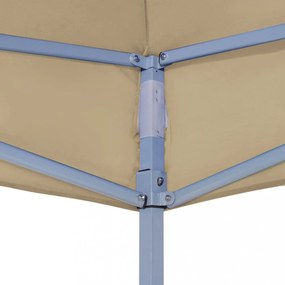 bézs tető partisátorhoz 4 x 3 m 270 g/m²