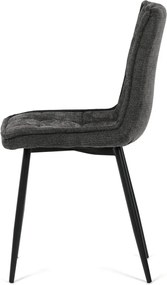 Jídelní židle, šedá, látka, CT-G2048 GREY2