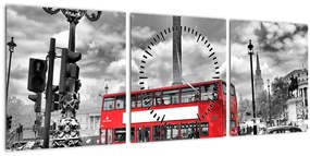 Kép - Trafalgar tér (órával) (90x30 cm)