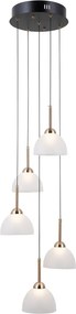 Italux modern függeszték montiela matt fekete arany itxpnd-34374-5-bk