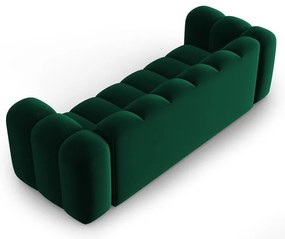 Sötétzöld kanapé 228 cm Lupine – Micadoni Home